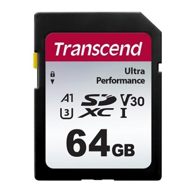 Карта памет Transcend 64GB SD Card UHS-I U3 A1 Ultra Performance TS64GSDC340S