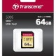 Карта памет Transcend 64GB SD card UHS-I U3, MLC TS64GSDC500S