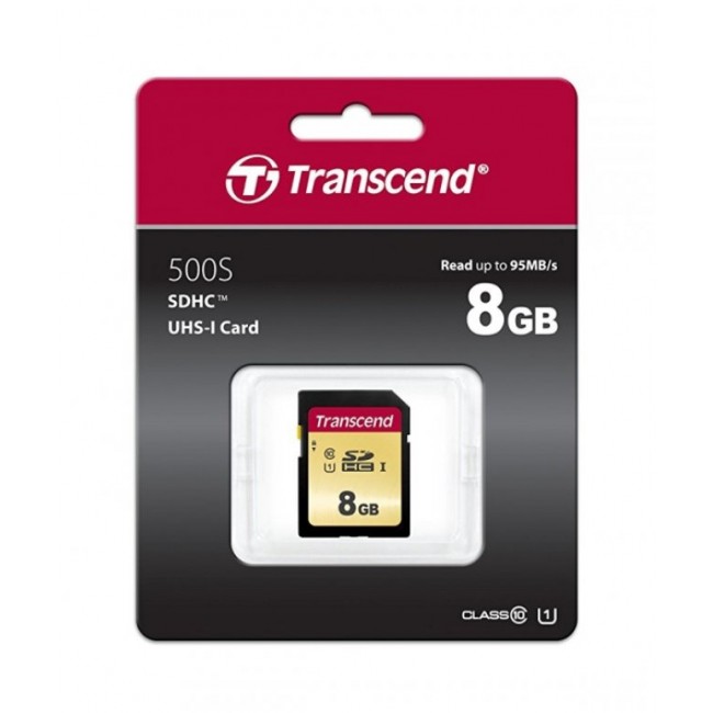 Карта памет Transcend 8GB SD Card UHS-I U1 TS8GSDC500S