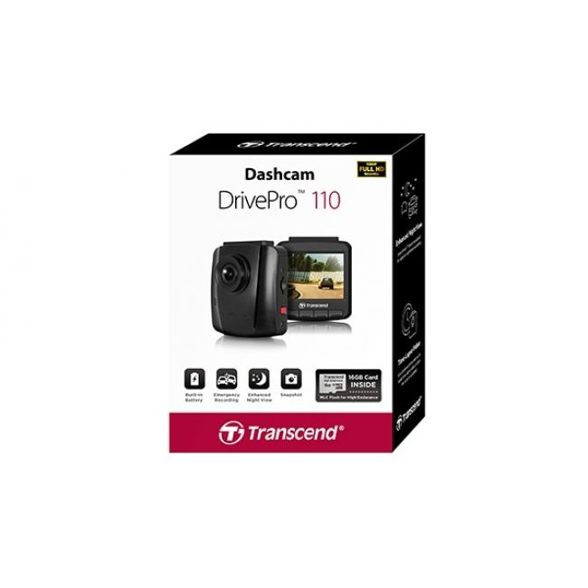 Видеорегистратор Transcend DrivePro 110 TS16GDP110A