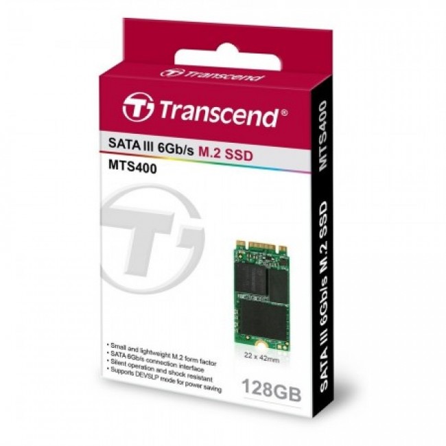 Transcend MTS400 128GB M.2 2242 TS128GMTS400