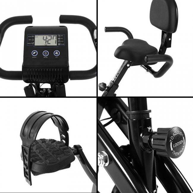 Велоергометър TS BU-3373R-2 X BIKE - Сгъваем