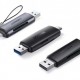 Bluetooth флашка UGREEN CM304 USB + USB-C Adapter Card Reader SD + microSD