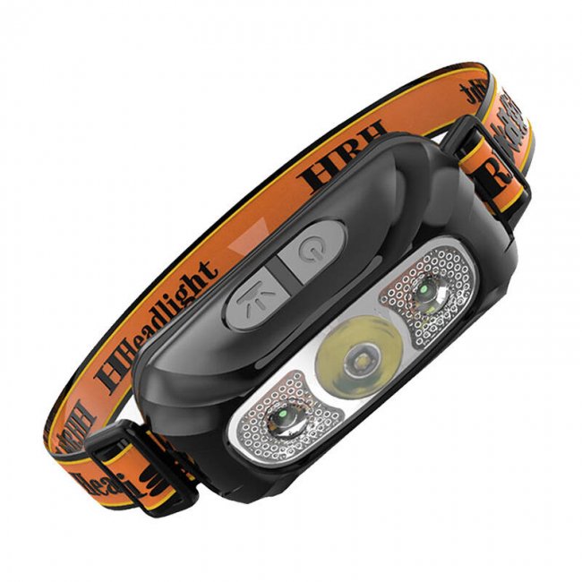 Фенер, челник Warsun Headlight 68B, 180lm, 500mAh, M-USB Челник