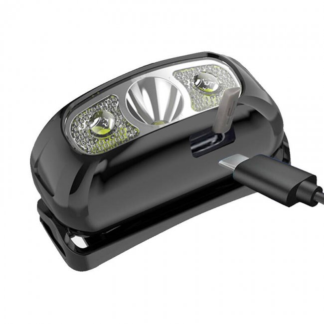 Фенер, челник Warsun Headlight 68B, 180lm, 500mAh, M-USB Челник