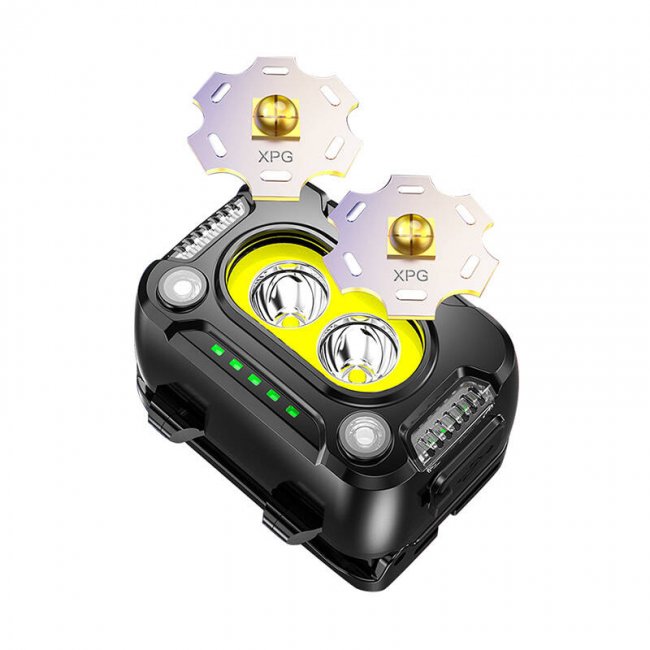 Фенер, челник Warsun Headlight T608, 1000lm, 1200mAh, USB-C Челник