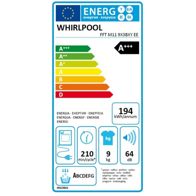 Сушилня Whirlpool FFT M11 9X3BXY EE