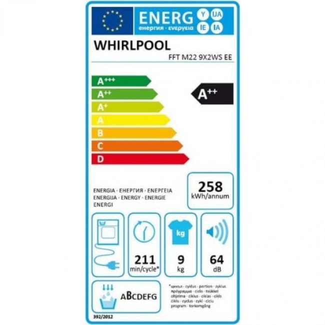 Сушилня Whirlpool FFT M22 9X2 WSEE