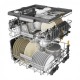 Съдомиялна машина Whirlpool W7F HP43 X