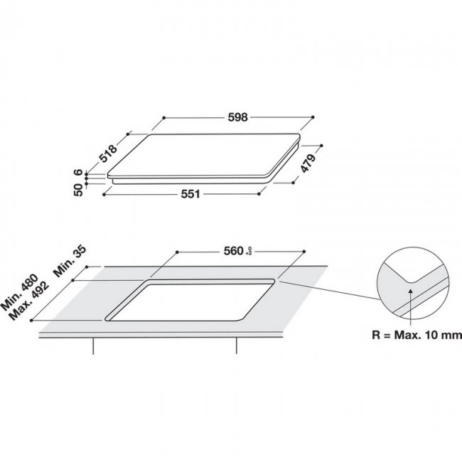 Плот за вграждане Whirlpool WL S8560 AL 