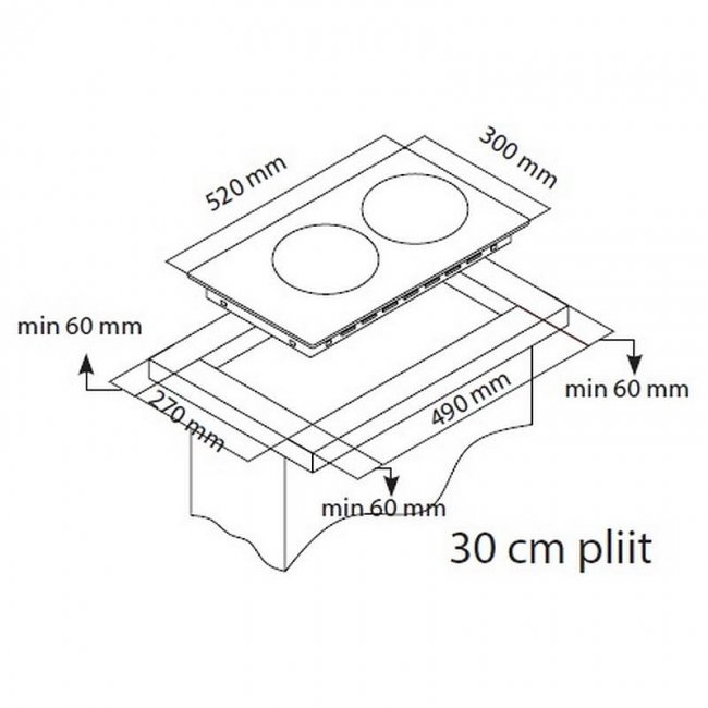 Плот за вграждане Whirlpool WRD 6030 B 