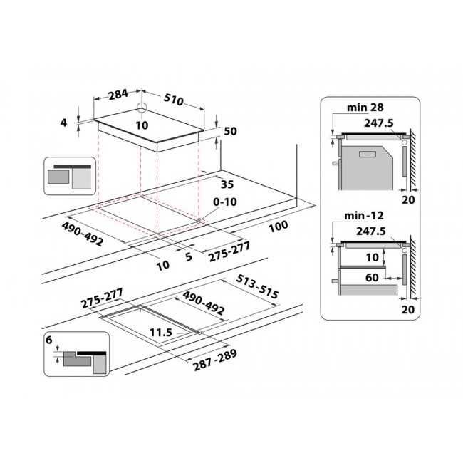 Плот за вграждане Whirlpool WS Q0530 NE 