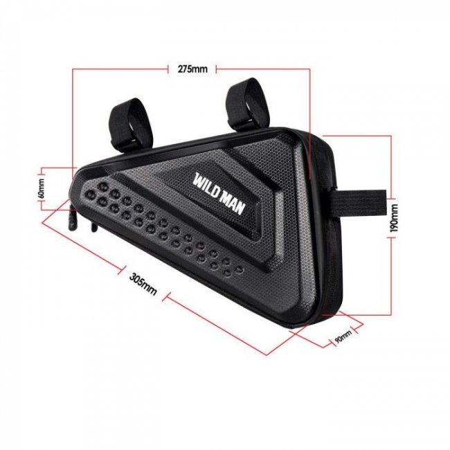 Аксесоар за велосипед Wild Man Bicycle bag ES19 Waterproof 3L - Водоустойчива чанта за скутер