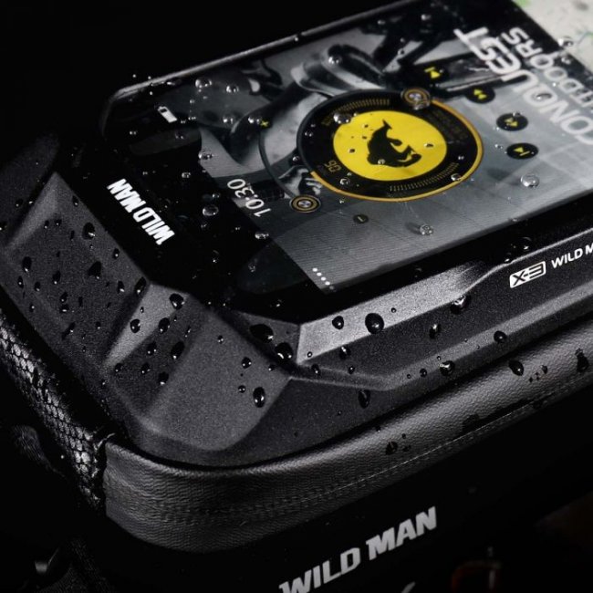 Аксесоар за велосипед Wild Man Bicycle bag X3 Waterproof 0,5L (max 6.7 inch) - Водоустойчива чанта за скутер