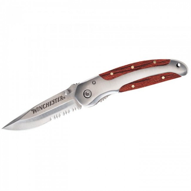 Джобен нож WINCHESTER НОЖ WOOD FOLDER SERRATED