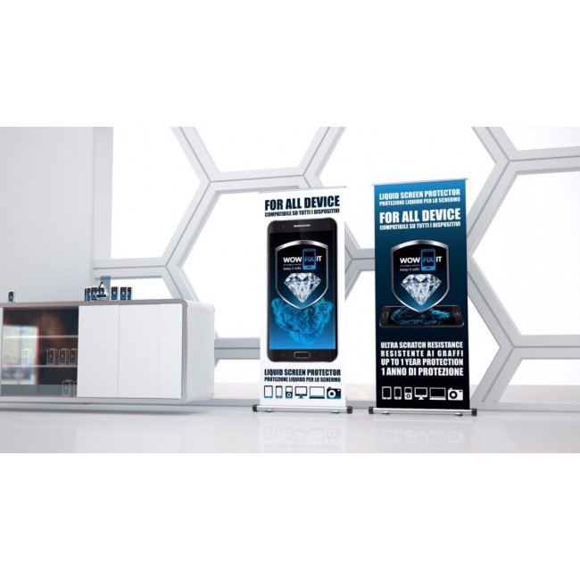 Стъклен Протектор за мобилен телефон WOW FIX IT Liquid Screen Protector with Titanium Technology, Течен Протектор за Дисплей