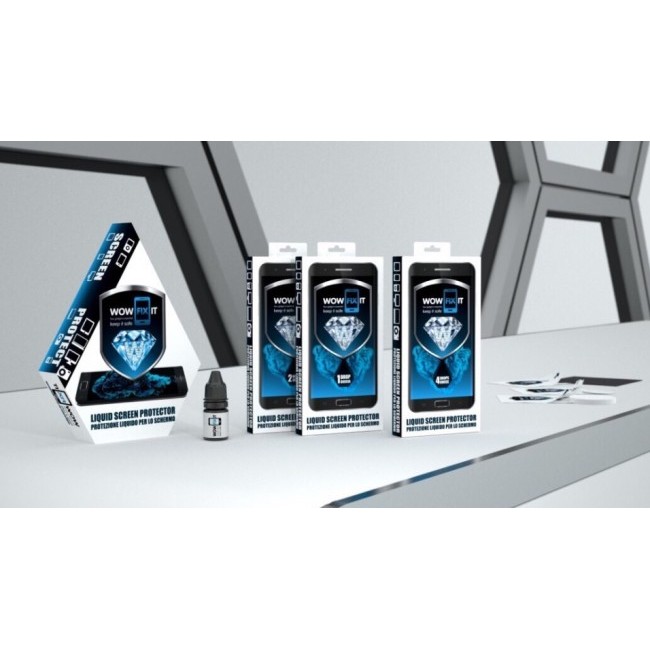 Стъклен Протектор за мобилен телефон WOW FIX IT Liquid Screen Protector with Titanium Technology, Течен Протектор за Дисплей