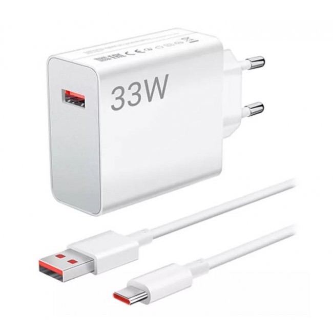Зарядно устройство Xiaomi 33W Charging Combo (Type-A)  с кабел BHR9956EU