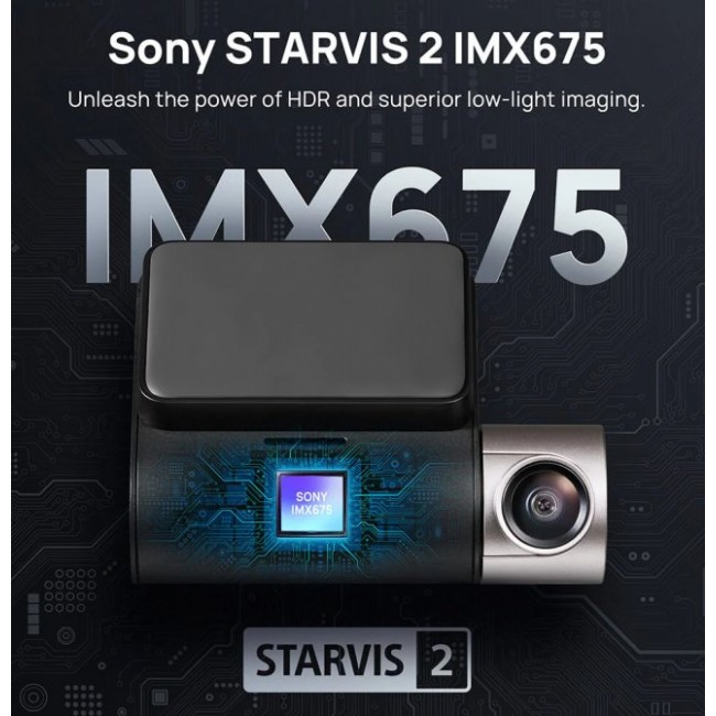 Видеорегистратор Xiaomi 70mai Dash Cam A510 + RC11 Rear Cam  задна камера