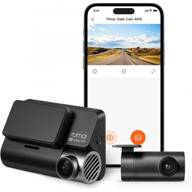 Видеорегистратор Xiaomi 70mai Dash Cam A810  + RC12 задна камера