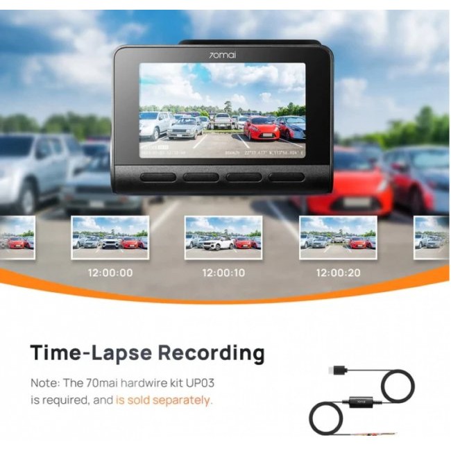 Видеорегистратор Xiaomi 70mai Dash Cam A810  + RC12 задна камера