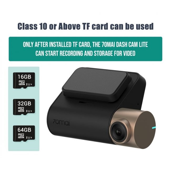 Видеорегистратор Xiaomi 70mai Dash Cam Lite Midrive D08 1080P FHD Car DVR Night Vision Parking Monitor