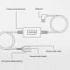 Кабел Xiaomi 70mai Hardwire Kit UP02 - Комплект захранващ кабел и мониторинг на движение
