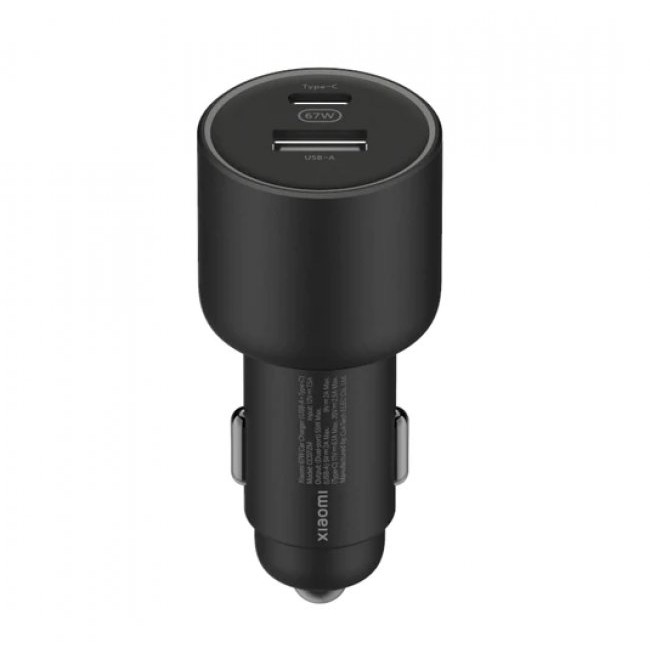 Зарядно устройство Xiaomi Car Charger 67W  (USB-A + Type C)