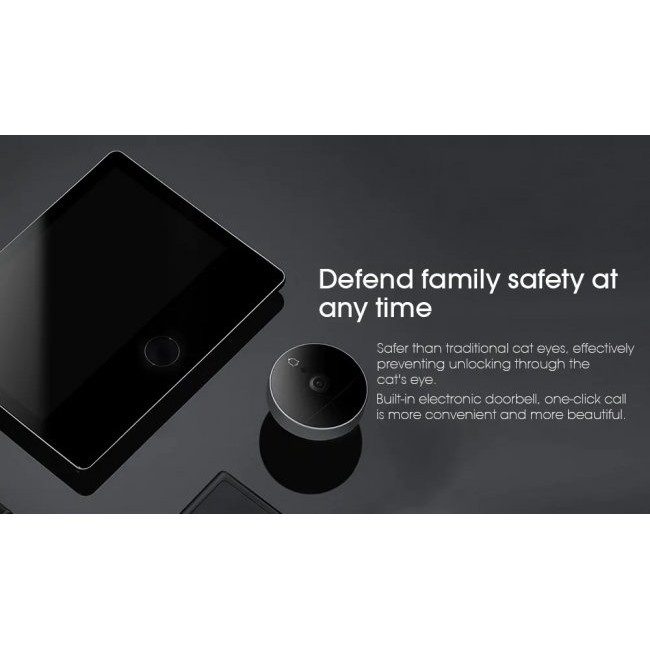 Видеонаблюдение Xiaomi CatY Luke Smart cats eye Youth version -видеодомофон
