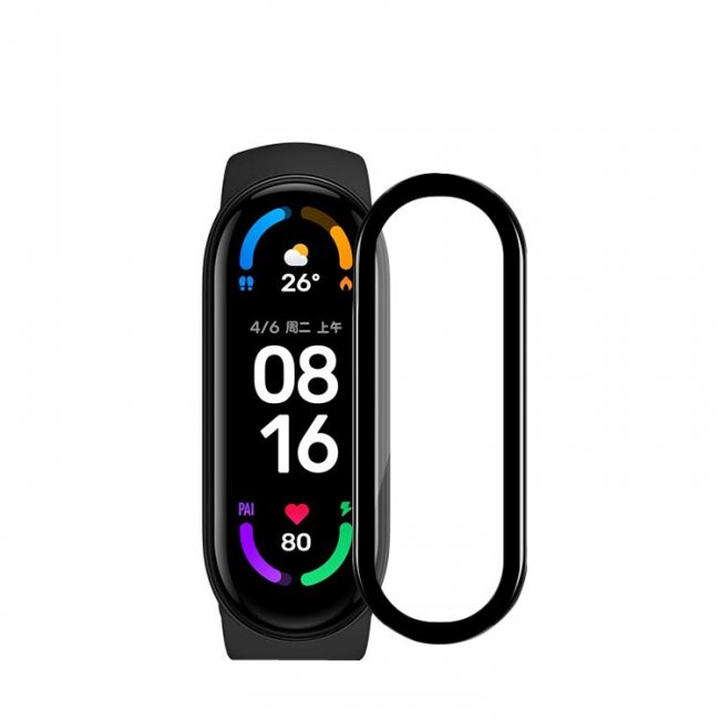 Аксесоари за спортни гривни и часовници Xiaomi Curved Hot Bending Composite Film For Mi Band 6 протектор