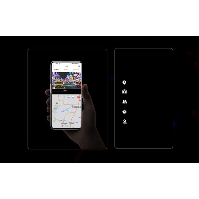 Видеорегистратор Xiaomi Dash camera DDPAI Z50 GPS DUAL 4K@25fps - предна камера