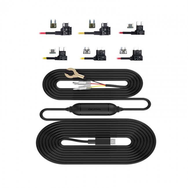 Кабел Xiaomi DDPAI Hardwire Kit for Mola N3 (закупен преди 06.2022) - Комплект захранващ кабел и мониторинг на дв