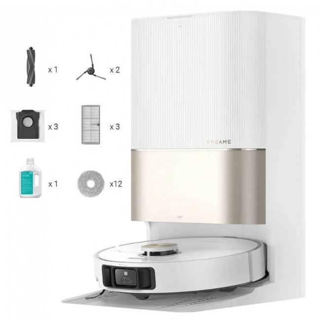 Прахосмукачка робот Xiaomi Dreame X40 Ultra Complete Robot Vacuum Cleaner - WHITE