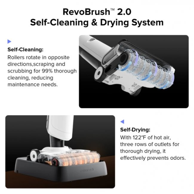 Вертикална прахосмукачка Xiaomi Flexi Roborock Lite Wet and Dry Vacuum Cleaner