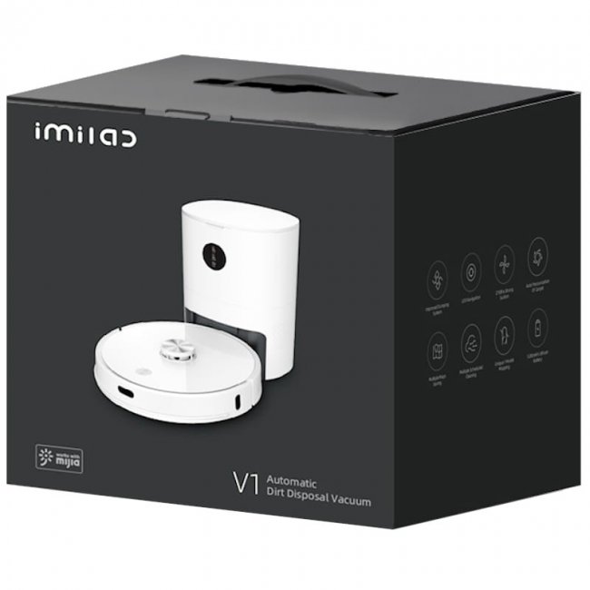 Прахосмукачка робот Imilab V1 Smart Robot Vacuum Cleaner (CMSDJ707A) - БЯЛ -- WHITE