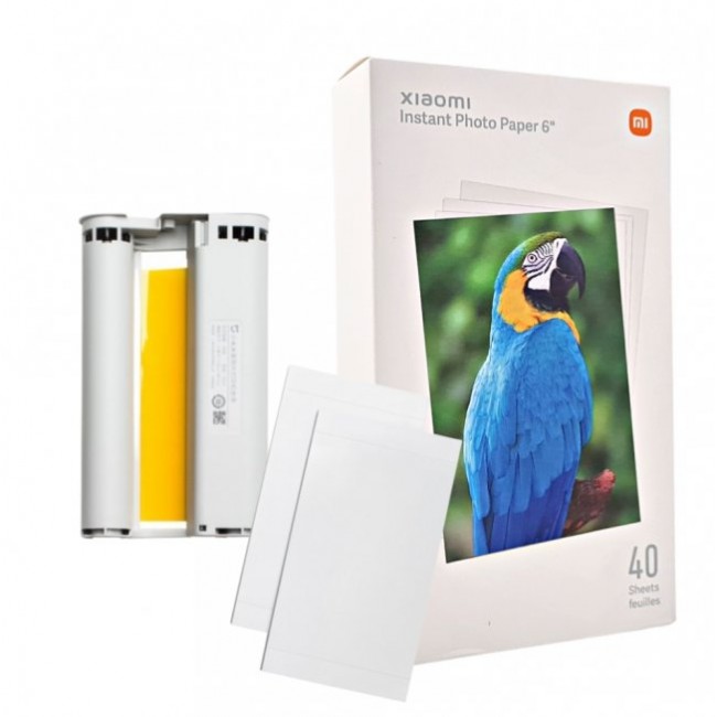 Мини принтер за мобилен телефон Xiaomi Instant Photo Paper 6" - Хартия за фотопринтер