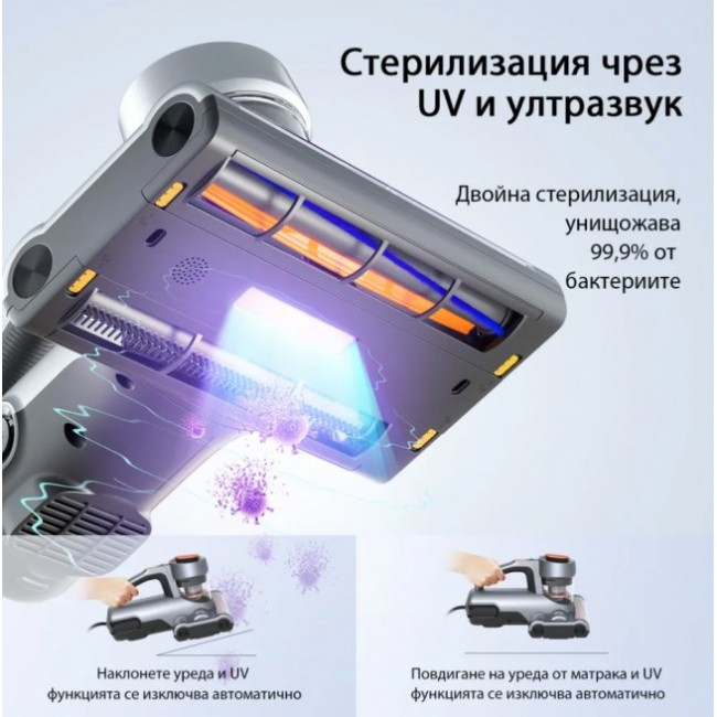 Прахосмукачка UV за матрак Xiaomi JIMMY BX7 UV Anti-Mite Vacuum Cleaner