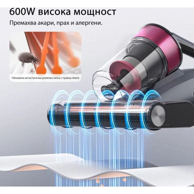 Прахосмукачка UV за матрак Xiaomi Jimmy BX8 UV Anti-Mite Vacuum Cleaner