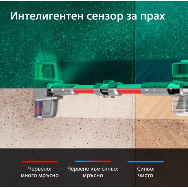 Вертикална прахосмукачка Xiaomi JIMMY H9 Flex Cordless Vacuum Cleaner