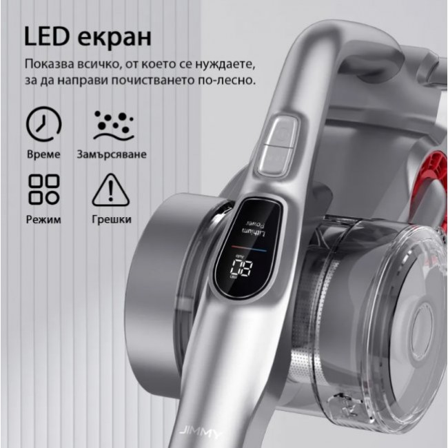 Вертикална прахосмукачка Xiaomi JIMMY H9 Flex Cordless Vacuum Cleaner