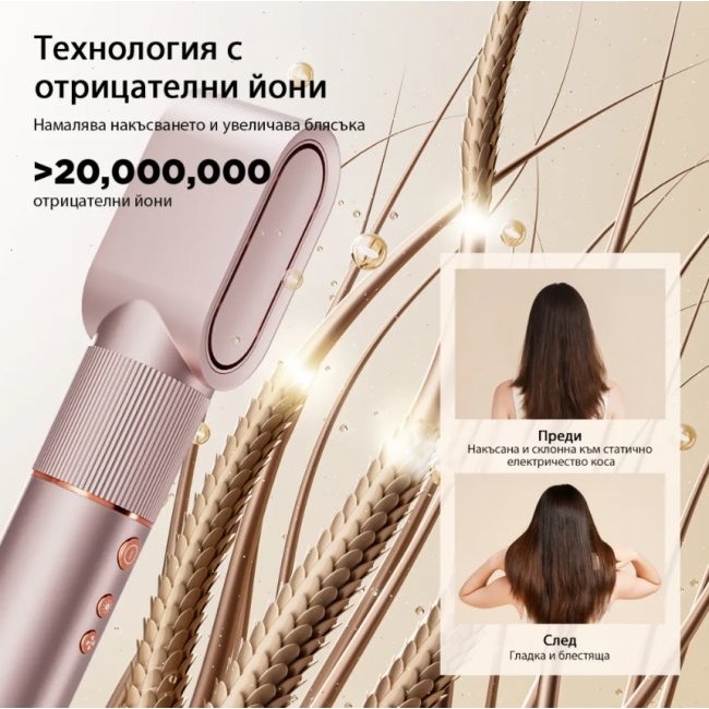 Маша за коса Xiaomi Jimmy HF9 Multi-hair Styler - Мултистайлър 3в1