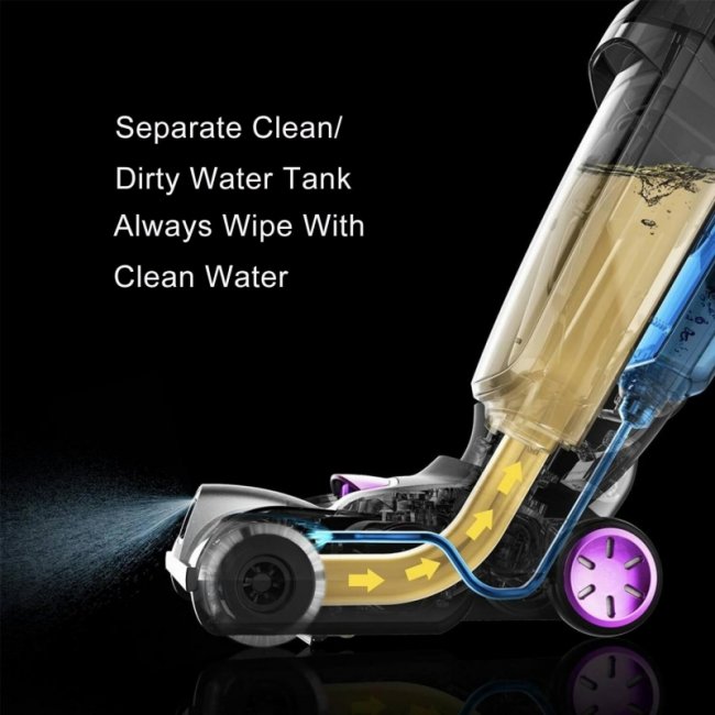 Вертикална прахосмукачка Xiaomi Jimmy PowerWash HW8 Pro Cordless Vacuum Cleaner
