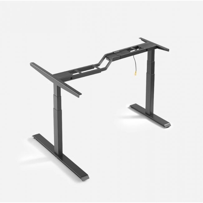 Офис бюро Kingsmith L Shaped Standing Desk ETDLI-Y-1600 Right Side + стойка DLI21(2 степени) - Dark Brown