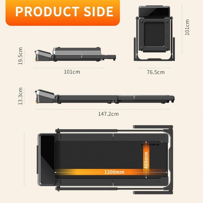 Бягаща фитнес пътека Kingsmith WalkingPad Z3 Hybrid Plus +