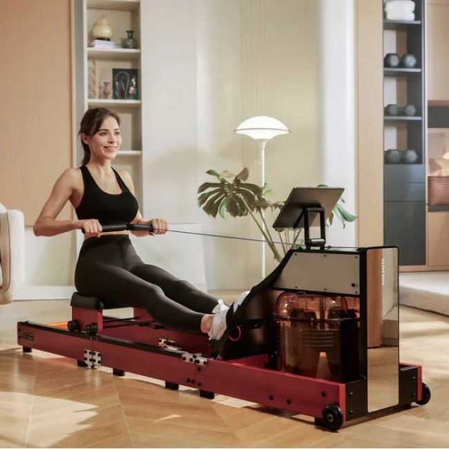 Гребен тренажор KingSmith Rowing Machine WM10 Сгъваем гребен тренажор - ТЪМНОКАФЯВ -- DARK BROWN