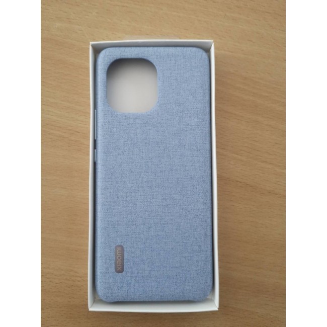 Калъф за мобилен телефон Xiaomi Mi 11 CLOTH PATTERN VEGAN LEATHER CASE - оригинален