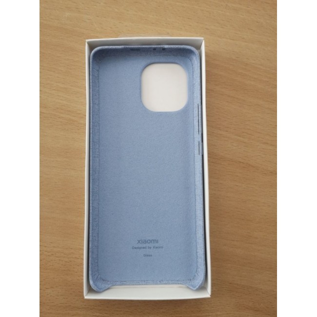 Калъф за мобилен телефон Xiaomi Mi 11 CLOTH PATTERN VEGAN LEATHER CASE - оригинален
