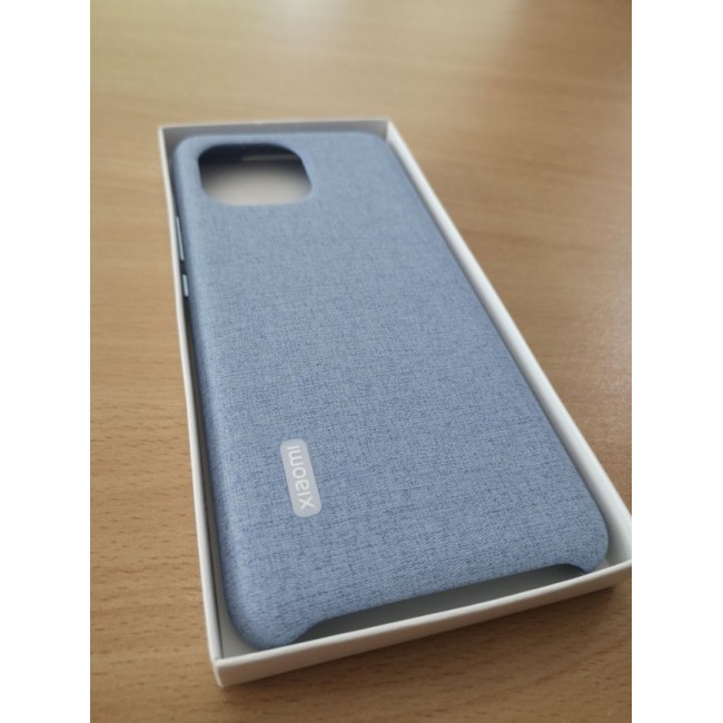Калъф за мобилен телефон Xiaomi Mi 11 CLOTH PATTERN VEGAN LEATHER CASE - оригинален