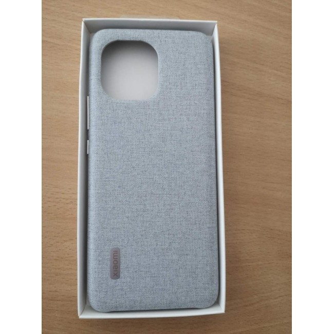 Калъф за мобилен телефон Xiaomi Mi 11 CLOTH PATTERN VEGAN LEATHER CASE - оригинален