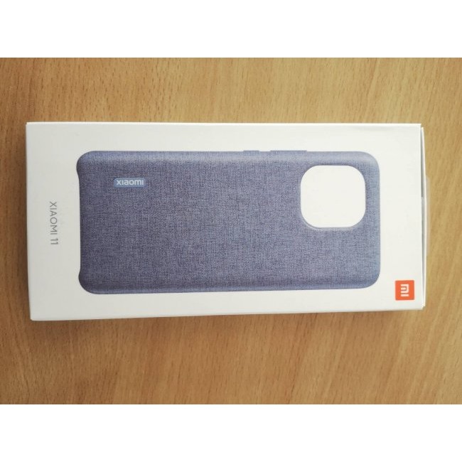 Калъф за мобилен телефон Xiaomi Mi 11 CLOTH PATTERN VEGAN LEATHER CASE - оригинален